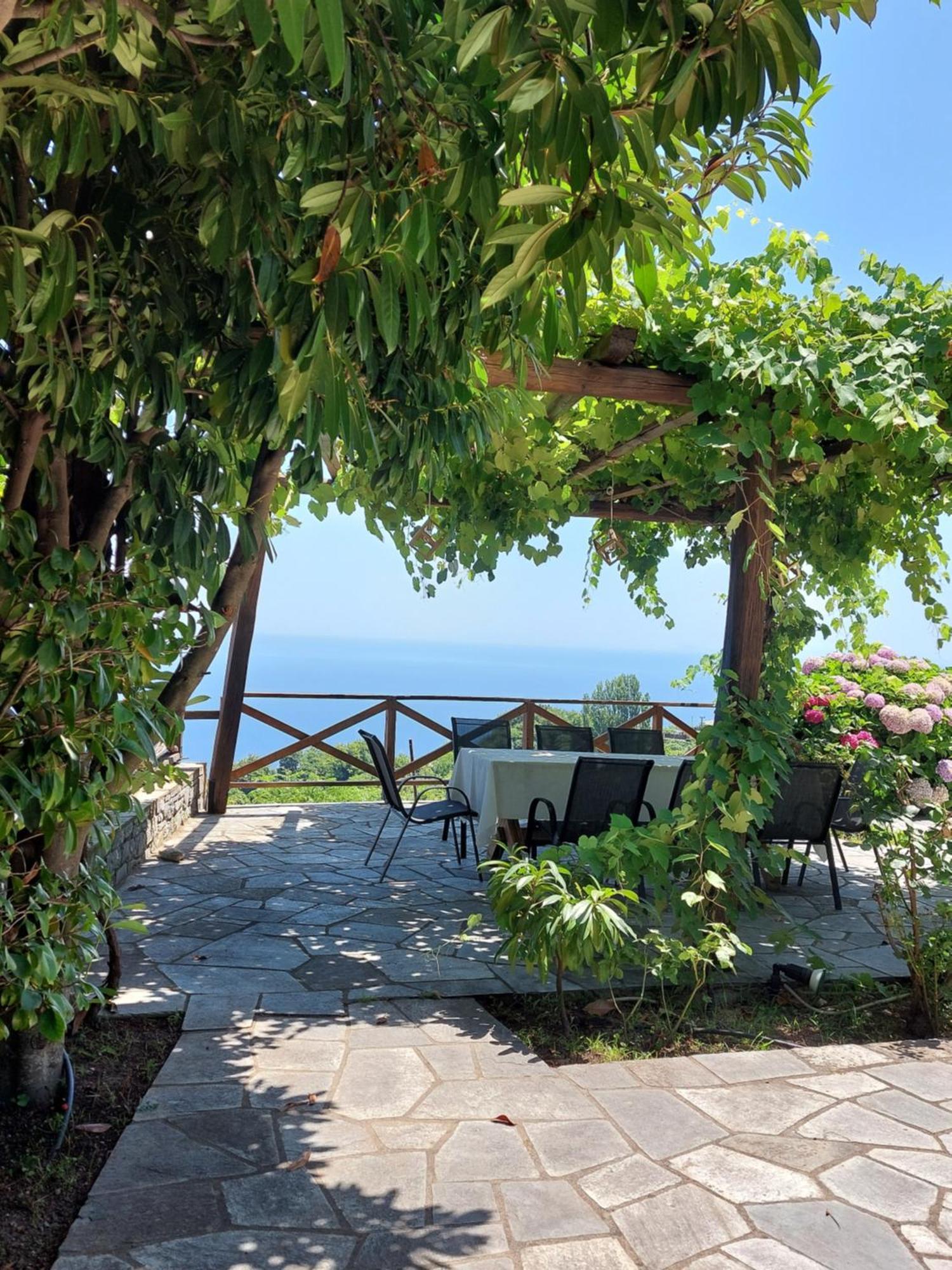 Θαλλώ Luxurious Villa Tsagarada Exterior photo
